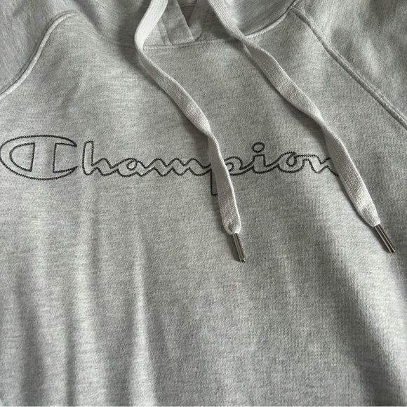 Women’s Grey  Champion Hoodie - Picture 2 of 7